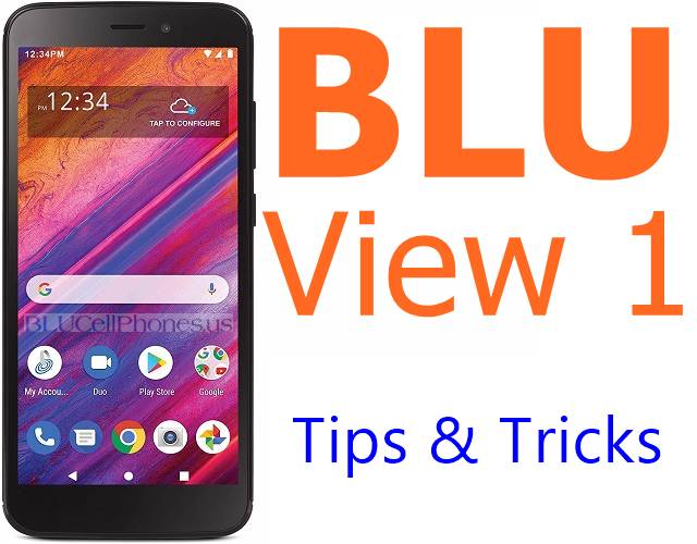 BLU View 1 tips and tricks