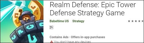Realm Defense android game