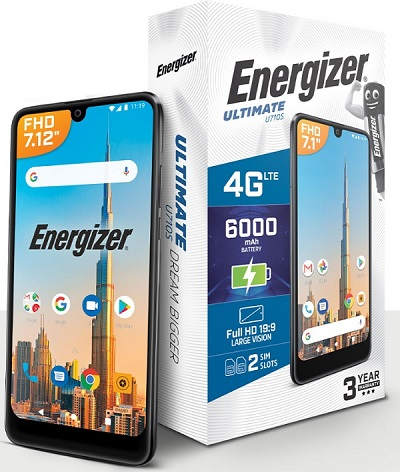 Energizer phone with big battery size