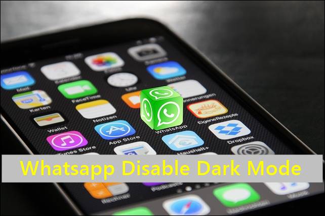 How to Disable WhatsApp Dark Mode