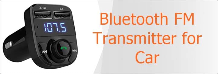 Bluetooth FM transmitter for car