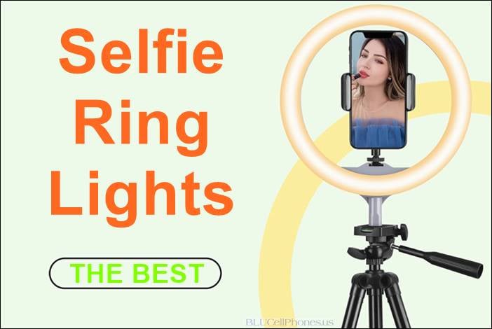 Selfie ring light with stand