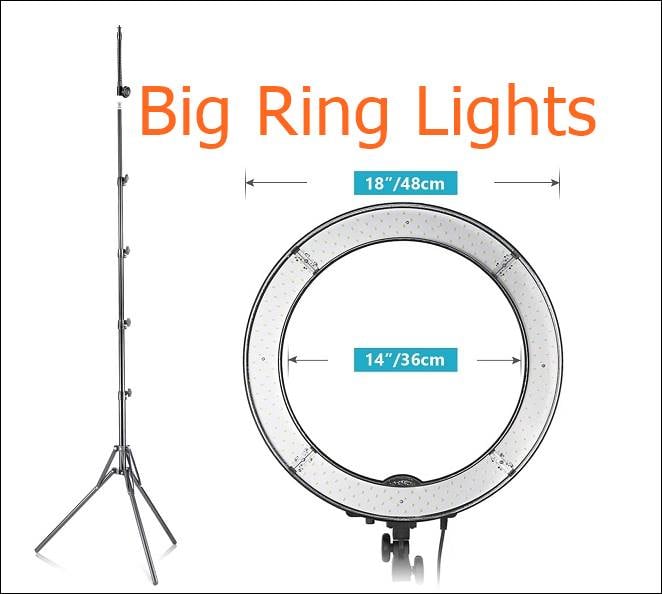 Big Selfie Ring lights