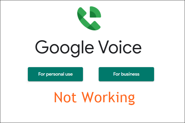 Google Voice App not Working