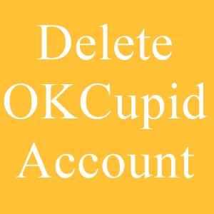 OKCupid ID Delete account