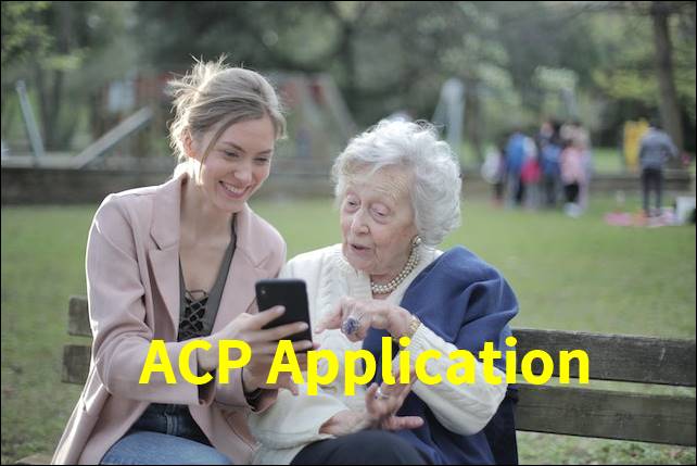 A woman explain about Acpbenefit.org Application Online login, status, form and other important details to other woman