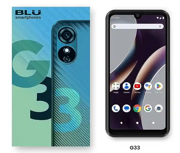 BLU G33 mobile phone